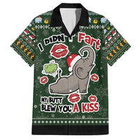 Elephant I Didnt Fart My Butt Blew You A Kiss Family Matching Summer Maxi Dress and Hawaiian Shirt Elephant Christmas DT04 - Wonder Print Shop
