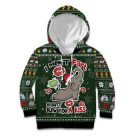 Elephant I Didnt Fart My Butt Blew You A Kiss Kid Hoodie Elephant Christmas DT04 - Wonder Print Shop