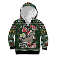 Elephant I Didnt Fart My Butt Blew You A Kiss Kid Hoodie Elephant Christmas DT04 - Wonder Print Shop