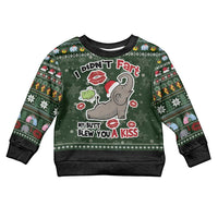 Elephant I Didnt Fart My Butt Blew You A Kiss Kid Ugly Christmas Sweater Elephant Christmas DT04 - Wonder Print Shop