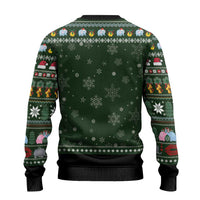 Elephant I Didnt Fart My Butt Blew You A Kiss Ugly Christmas Sweater Elephant Christmas DT04 - Wonder Print Shop