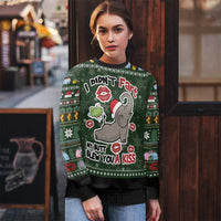 Elephant I Didnt Fart My Butt Blew You A Kiss Ugly Christmas Sweater Elephant Christmas DT04 - Wonder Print Shop