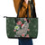 Elephant I Didnt Fart My Butt Blew You A Kiss Leather Tote Bag Elephant Christmas DT04 - Wonder Print Shop