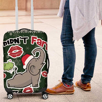 Elephant I Didnt Fart My Butt Blew You A Kiss Luggage Cover Elephant Christmas DT04 - Wonder Print Shop