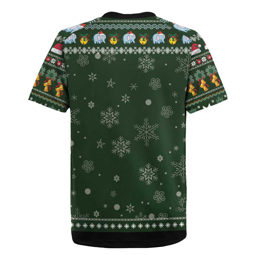 Elephant I Didnt Fart My Butt Blew You A Kiss Rugby Jersey Elephant Christmas DT04 - Wonder Print Shop