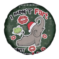 Elephant I Didnt Fart My Butt Blew You A Kiss Spare Tire Cover Elephant Christmas DT04 - Wonder Print Shop