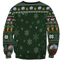 Elephant I Didnt Fart My Butt Blew You A Kiss Sweatshirt Elephant Christmas DT04 - Wonder Print Shop