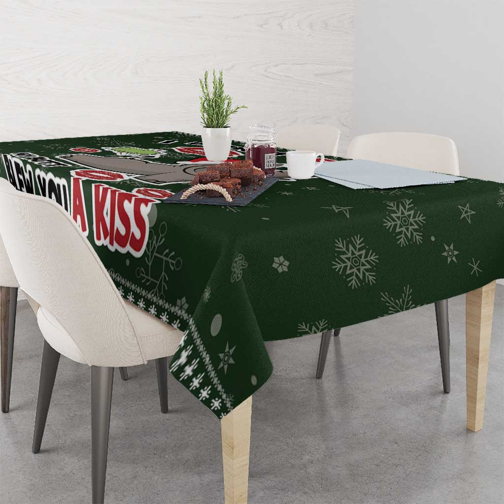 Elephant I Didnt Fart My Butt Blew You A Kiss Tablecloth Elephant Christmas DT04 - Wonder Print Shop
