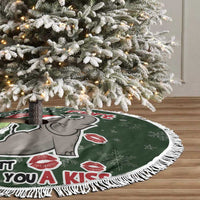 Elephant I Didnt Fart My Butt Blew You A Kiss Tree Skirt Elephant Christmas DT04 - Wonder Print Shop