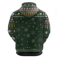 Elephant I Didnt Fart My Butt Blew You A Kiss Zip Hoodie Elephant Christmas DT04 - Wonder Print Shop