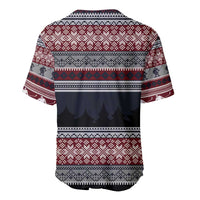 Hockey Checking It Once Checking It Twice Baseball Jersey Santa Playing Ice Hockey Christmas DT04 - Wonder Print Shop