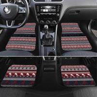 Hockey Checking It Once Checking It Twice Car Mats Santa Playing Ice Hockey Christmas DT04 - Wonder Print Shop