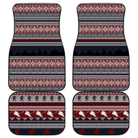 Hockey Checking It Once Checking It Twice Car Mats Santa Playing Ice Hockey Christmas DT04 - Wonder Print Shop