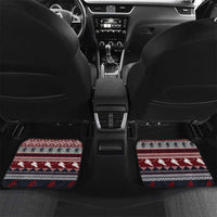 Hockey Checking It Once Checking It Twice Car Mats Santa Playing Ice Hockey Christmas DT04 - Wonder Print Shop
