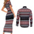 Hockey Checking It Once Checking It Twice Couples Matching Short Sleeve Bodycon Dress and Long Sleeve Button Shirt Santa Playing Ice Hockey Christmas DT04 - Wonder Print Shop