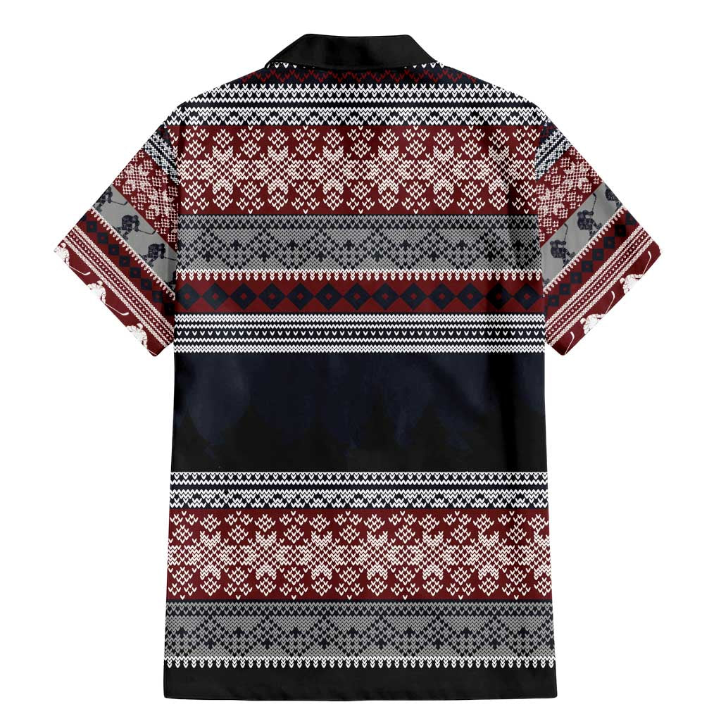 Hockey Checking It Once Checking It Twice Family Matching Mermaid Dress and Hawaiian Shirt Santa Playing Ice Hockey Christmas DT04 - Wonder Print Shop