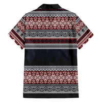 Hockey Checking It Once Checking It Twice Family Matching Tank Maxi Dress and Hawaiian Shirt Santa Playing Ice Hockey Christmas DT04 - Wonder Print Shop