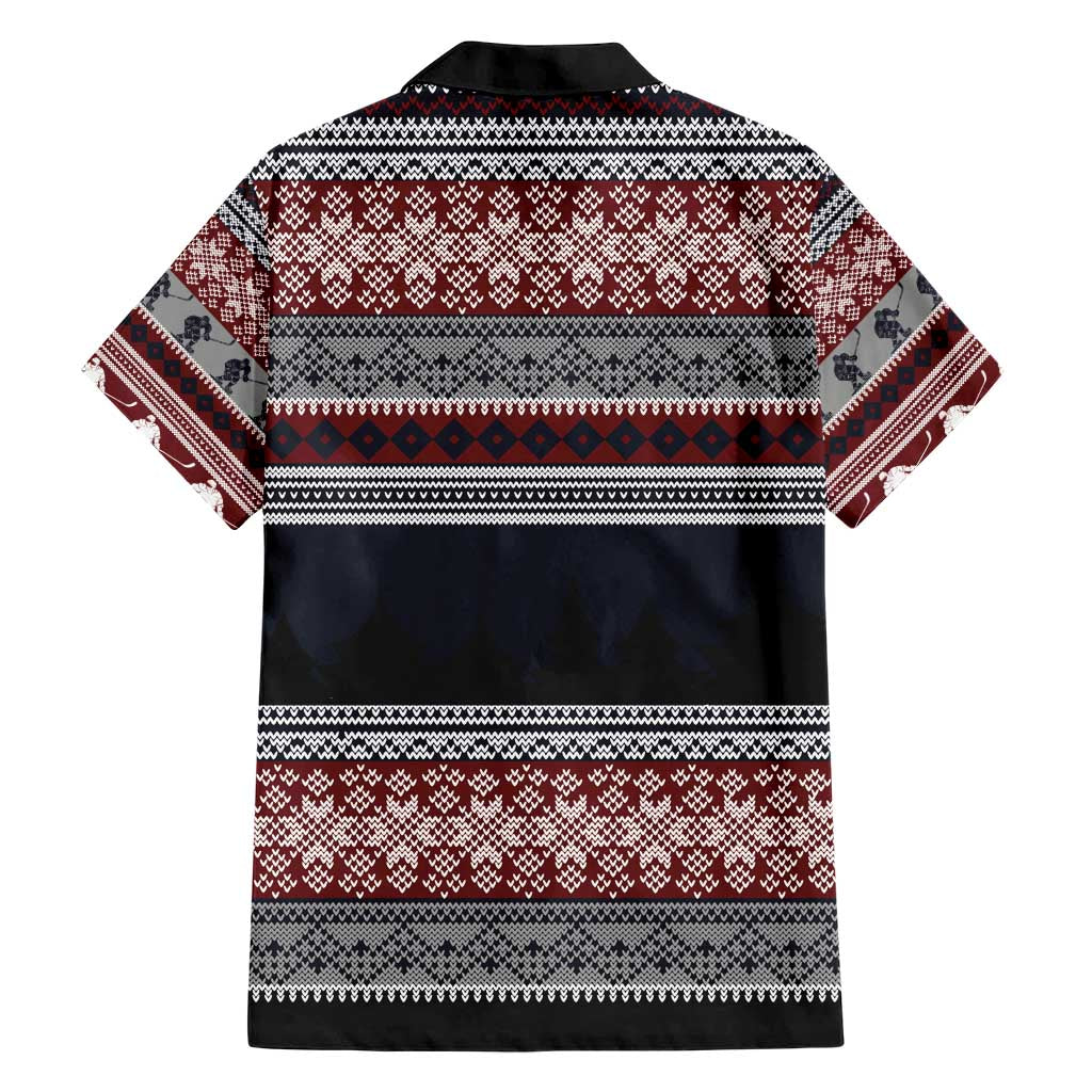 Hockey Checking It Once Checking It Twice Hawaiian Shirt Santa Playing Ice Hockey Christmas DT04 - Wonder Print Shop