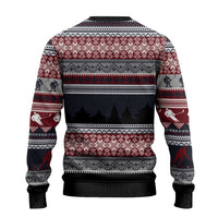 Hockey Checking It Once Checking It Twice Ugly Christmas Sweater Santa Playing Ice Hockey Christmas DT04 - Wonder Print Shop