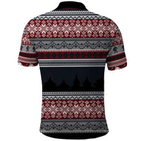 Hockey Checking It Once Checking It Twice Polo Shirt Santa Playing Ice Hockey Christmas DT04 - Wonder Print Shop