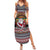 Hockey Checking It Once Checking It Twice Summer Maxi Dress Santa Playing Ice Hockey Christmas DT04 - Wonder Print Shop