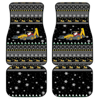 Im Digging Christmas Car Mats Tractor Santa Claus DT04 - Wonder Print Shop