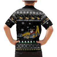 Im Digging Christmas Family Matching Mermaid Dress and Hawaiian Shirt Tractor Santa Claus DT04 - Wonder Print Shop