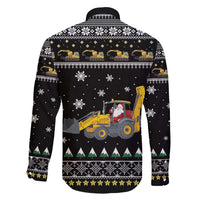 Im Digging Christmas Family Matching Short Sleeve Bodycon Dress and Hawaiian Shirt Tractor Santa Claus DT04 - Wonder Print Shop