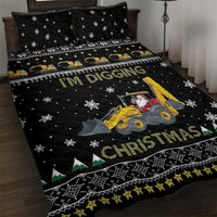 Im Digging Christmas Quilt Bed Set Tractor Santa Claus DT04 - Wonder Print Shop