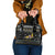 Im Digging Christmas Shoulder Handbag Tractor Santa Claus