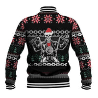 Live To Ride Motorbike Skeleton Baseball Jacket Biker Skull Christmas DT04 - Wonder Print Shop