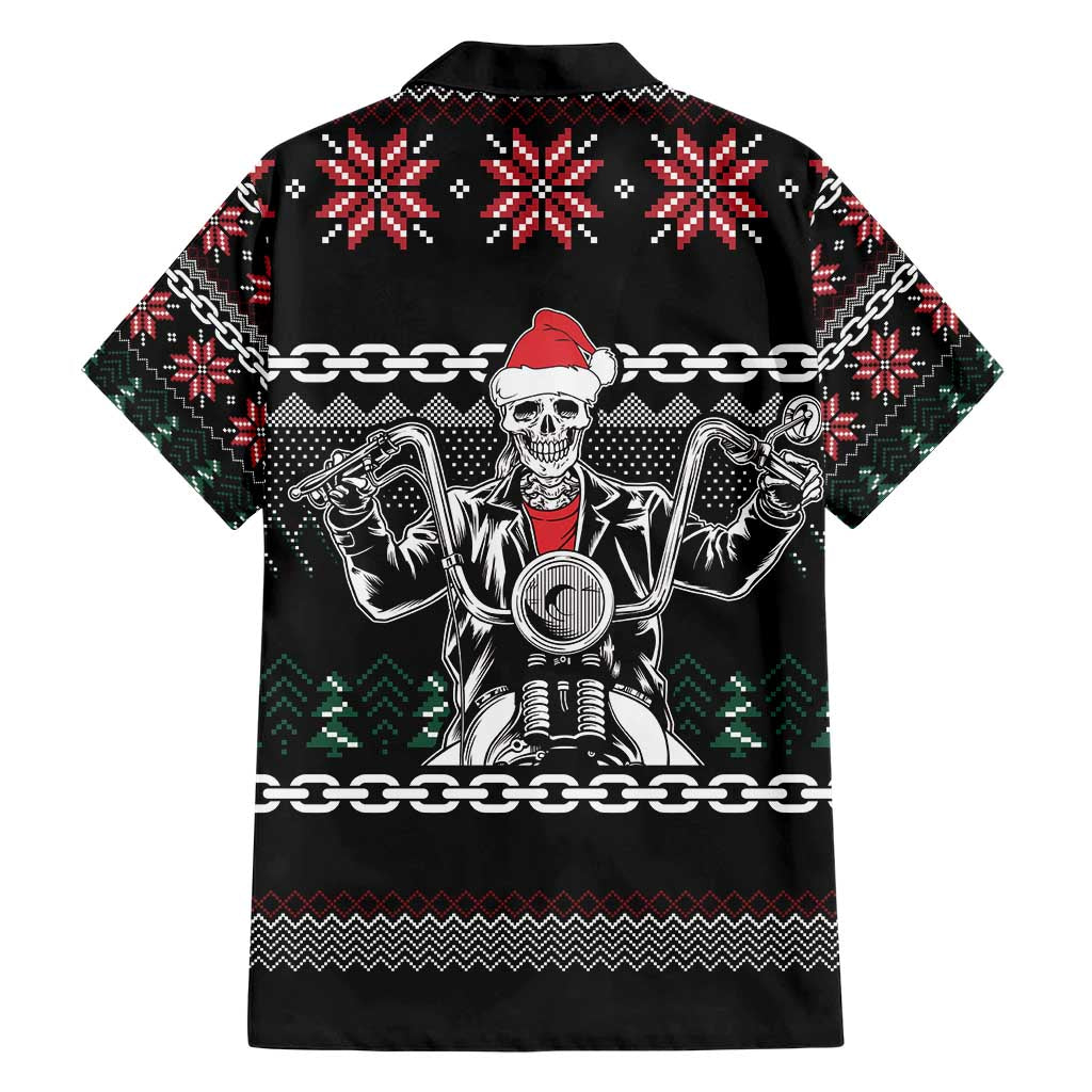 Live To Ride Motorbike Skeleton Hawaiian Shirt Biker Skull Christmas DT04 - Wonder Print Shop