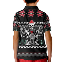 Live To Ride Motorbike Skeleton Kid Polo Shirt Biker Skull Christmas DT04 - Wonder Print Shop