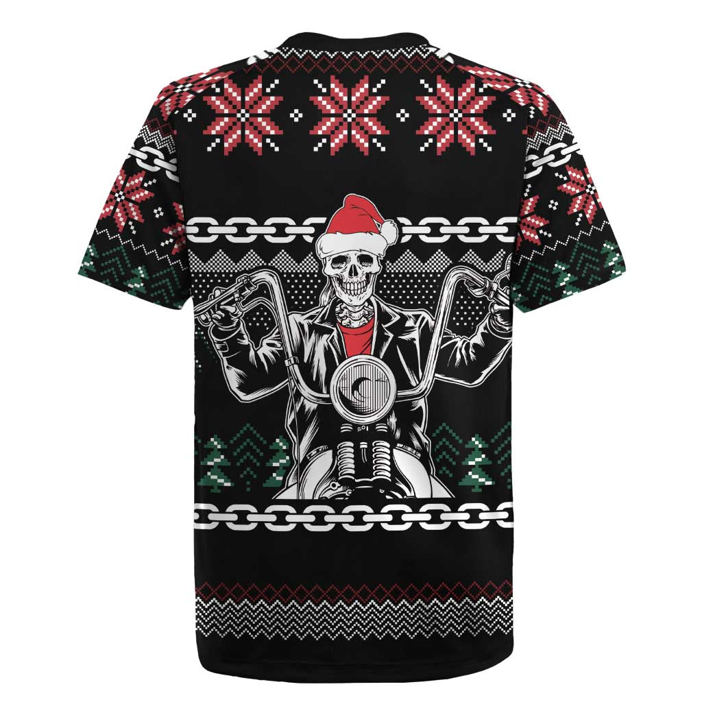 Live To Ride Motorbike Skeleton Rugby Jersey Biker Skull Christmas DT04 - Wonder Print Shop
