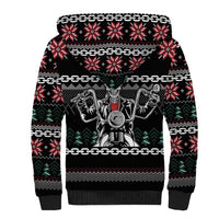 Live To Ride Motorbike Skeleton Sherpa Hoodie Biker Skull Christmas DT04 - Wonder Print Shop