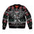 Live To Ride Motorbike Skeleton Sleeve Zip Bomber Jacket Biker Skull Christmas DT04 - Wonder Print Shop