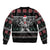 Live To Ride Motorbike Skeleton Sleeve Zip Bomber Jacket Biker Skull Christmas DT04 - Wonder Print Shop