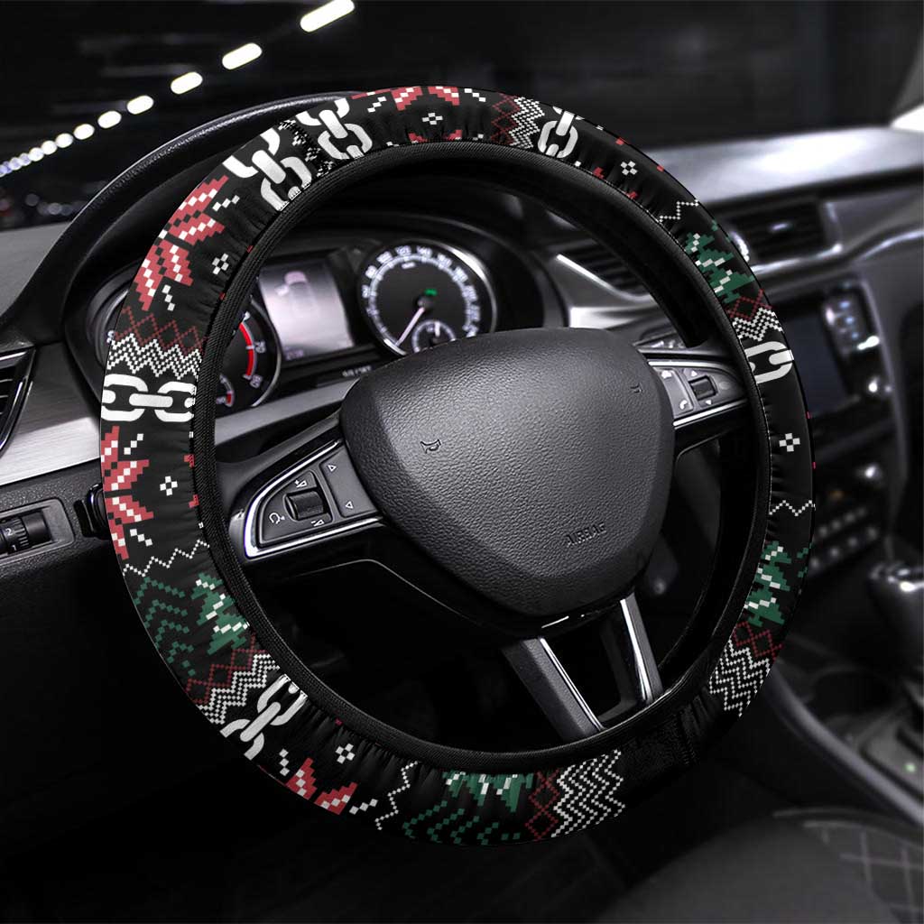 Live To Ride Motorbike Skeleton Steering Wheel Cover Biker Skull Christmas DT04 - Wonder Print Shop