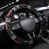 Live To Ride Motorbike Skeleton Steering Wheel Cover Biker Skull Christmas DT04 - Wonder Print Shop