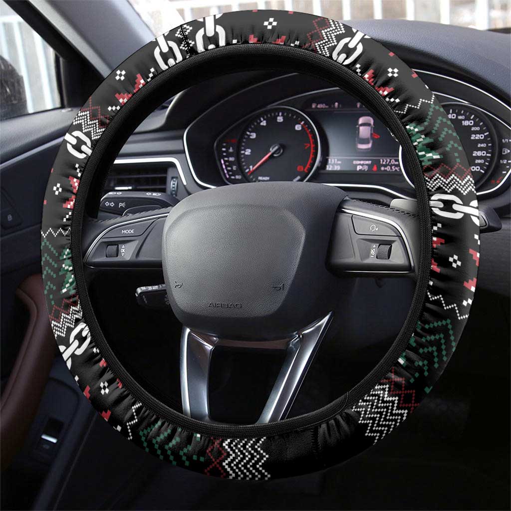 Live To Ride Motorbike Skeleton Steering Wheel Cover Biker Skull Christmas DT04 - Wonder Print Shop