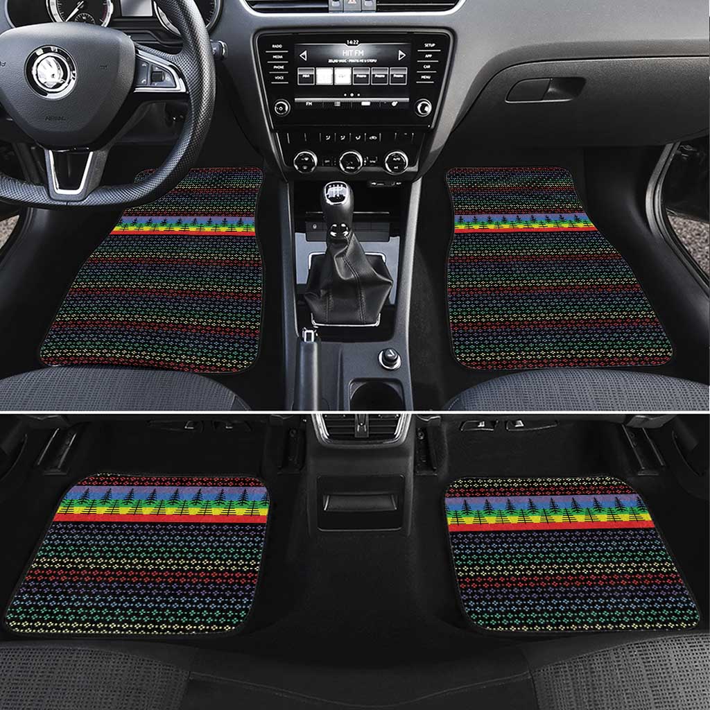 LGBT Not Today Jesus Car Mats Rainbow Christmas DT04 - Wonder Print Shop