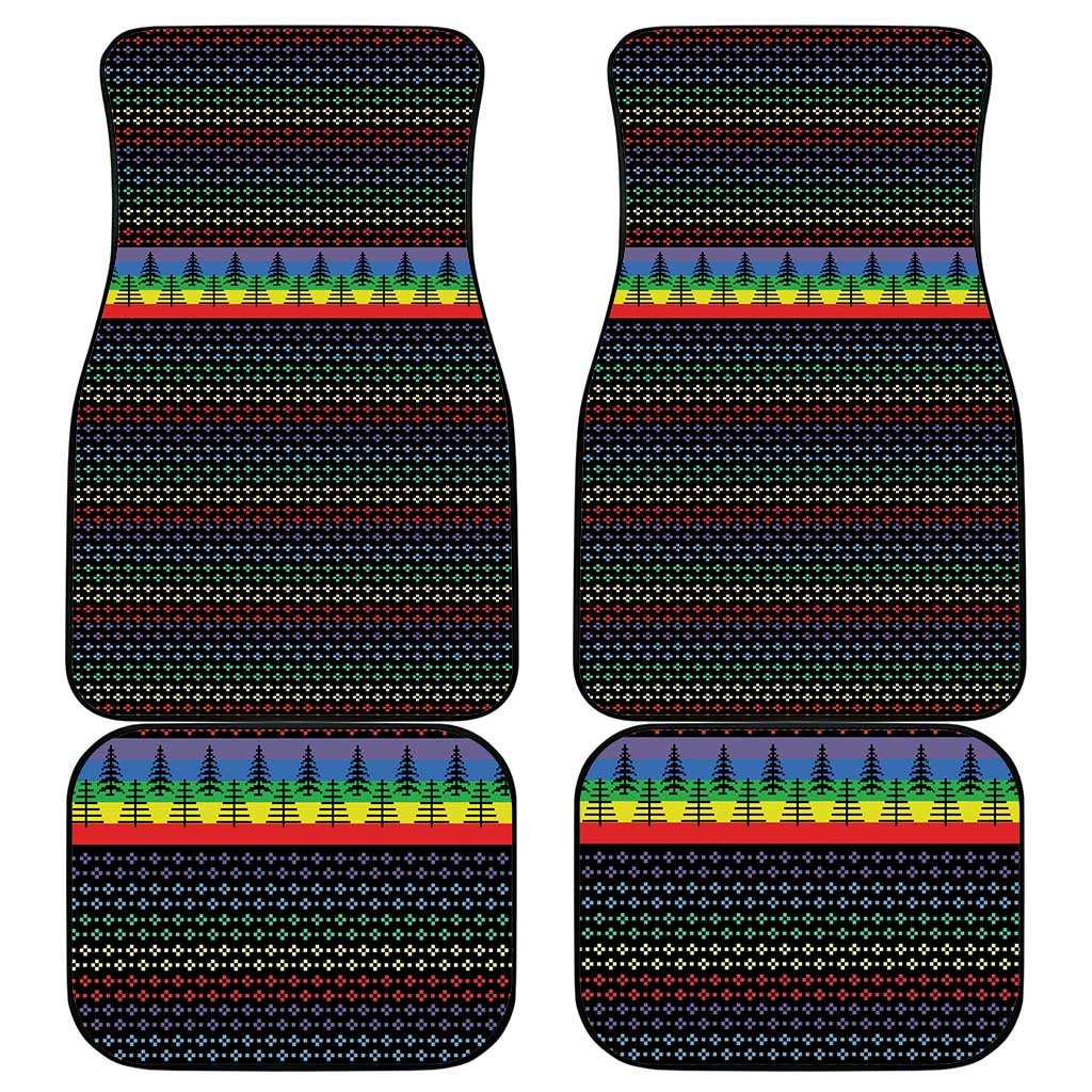 LGBT Not Today Jesus Car Mats Rainbow Christmas DT04 - Wonder Print Shop