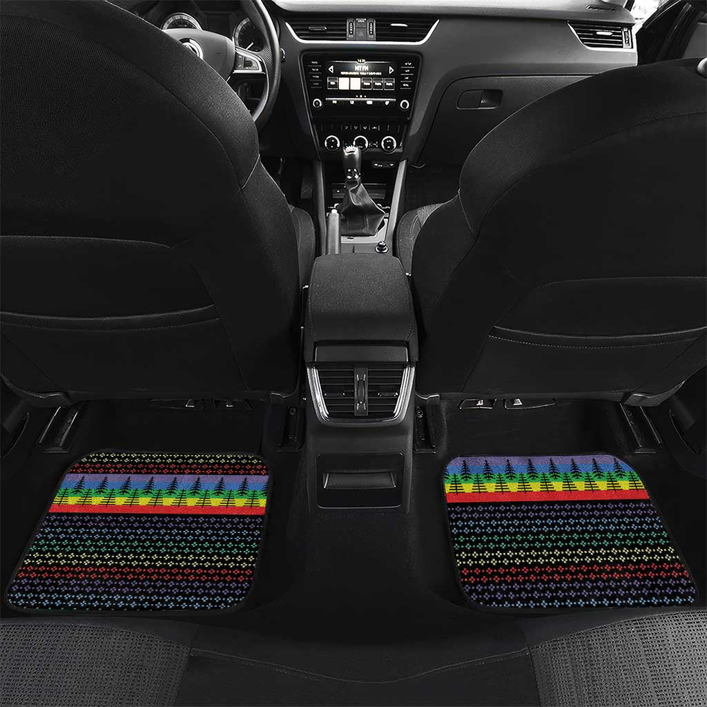 LGBT Not Today Jesus Car Mats Rainbow Christmas DT04 - Wonder Print Shop