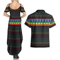 LGBT Not Today Jesus Couples Matching Summer Maxi Dress and Hawaiian Shirt Rainbow Christmas DT04 - Wonder Print Shop