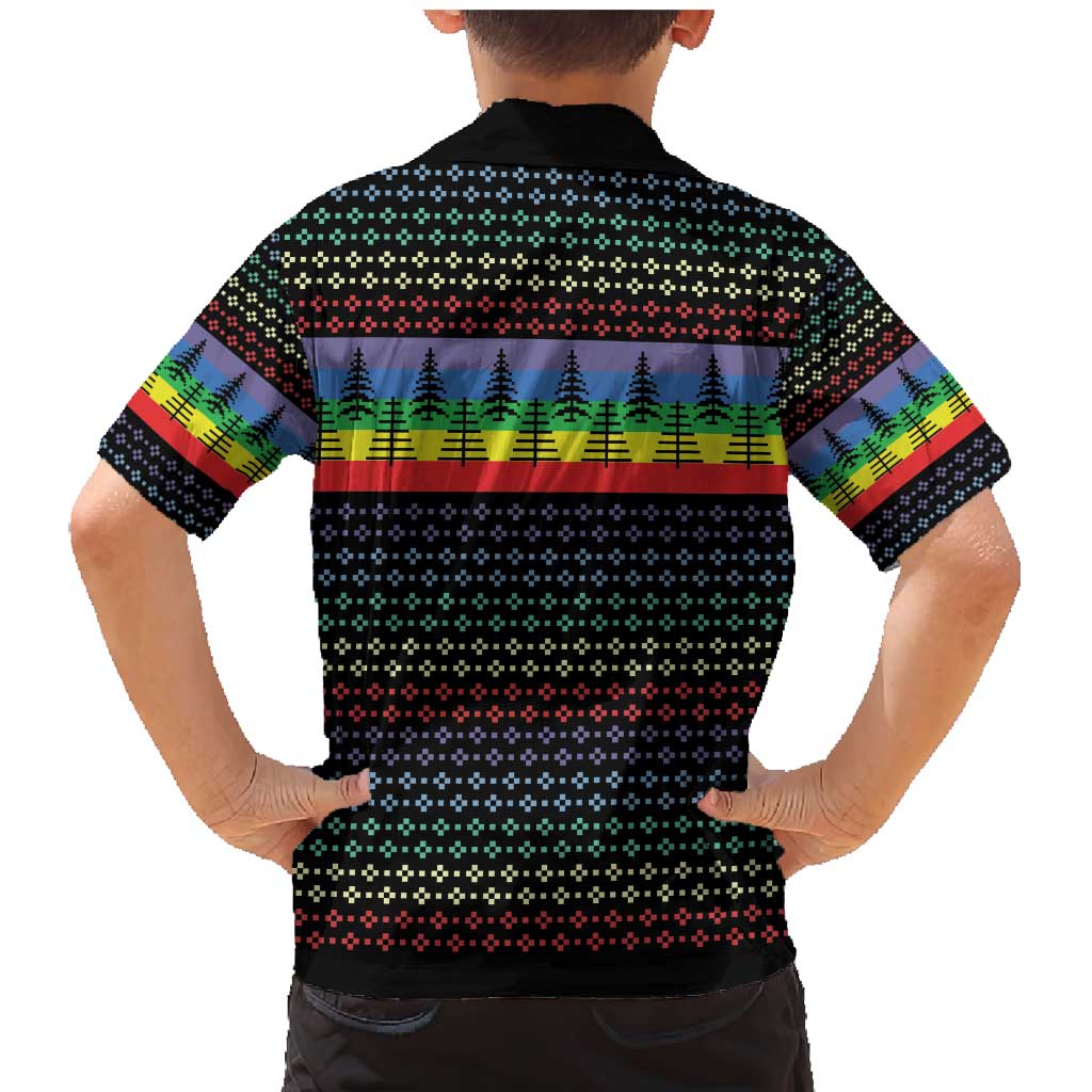 LGBT Not Today Jesus Family Matching Mermaid Dress and Hawaiian Shirt Rainbow Christmas DT04 - Wonder Print Shop