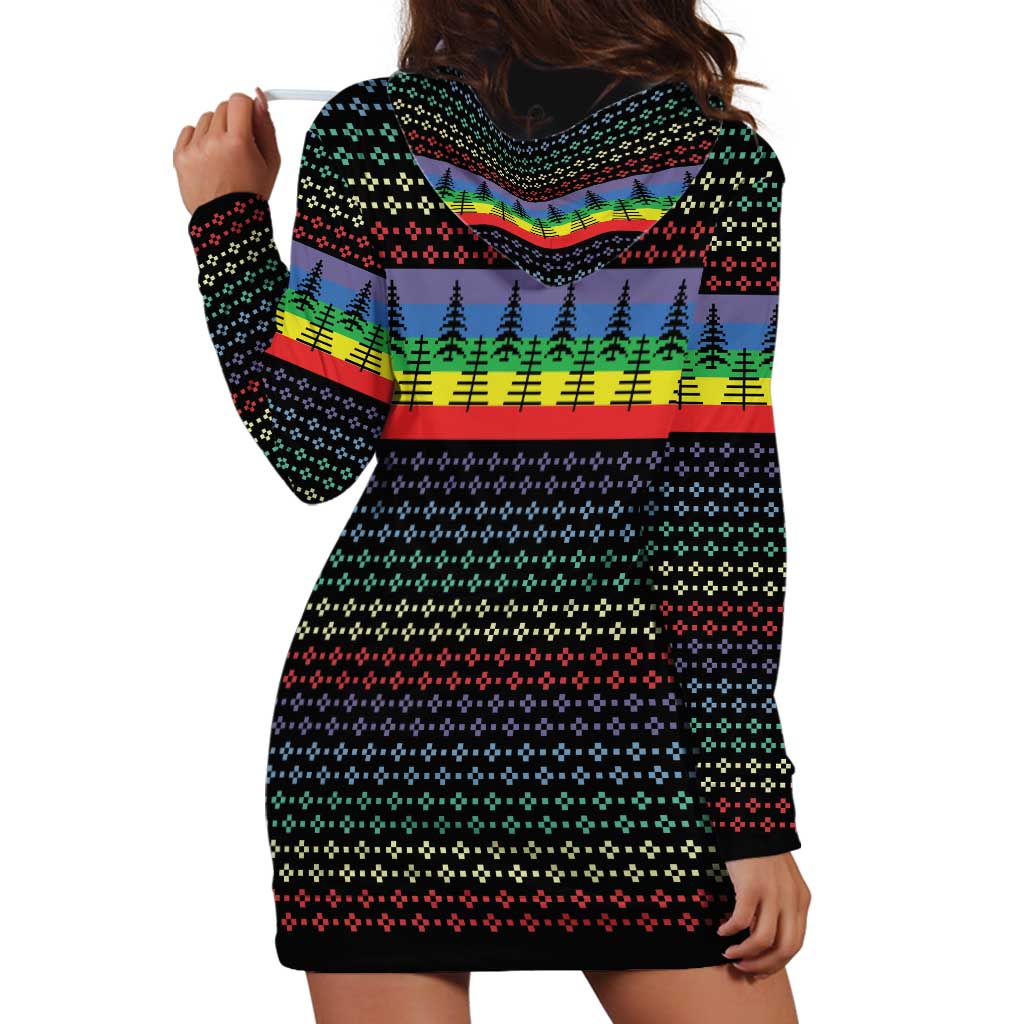 LGBT Not Today Jesus Hoodie Dress Rainbow Christmas DT04 - Wonder Print Shop