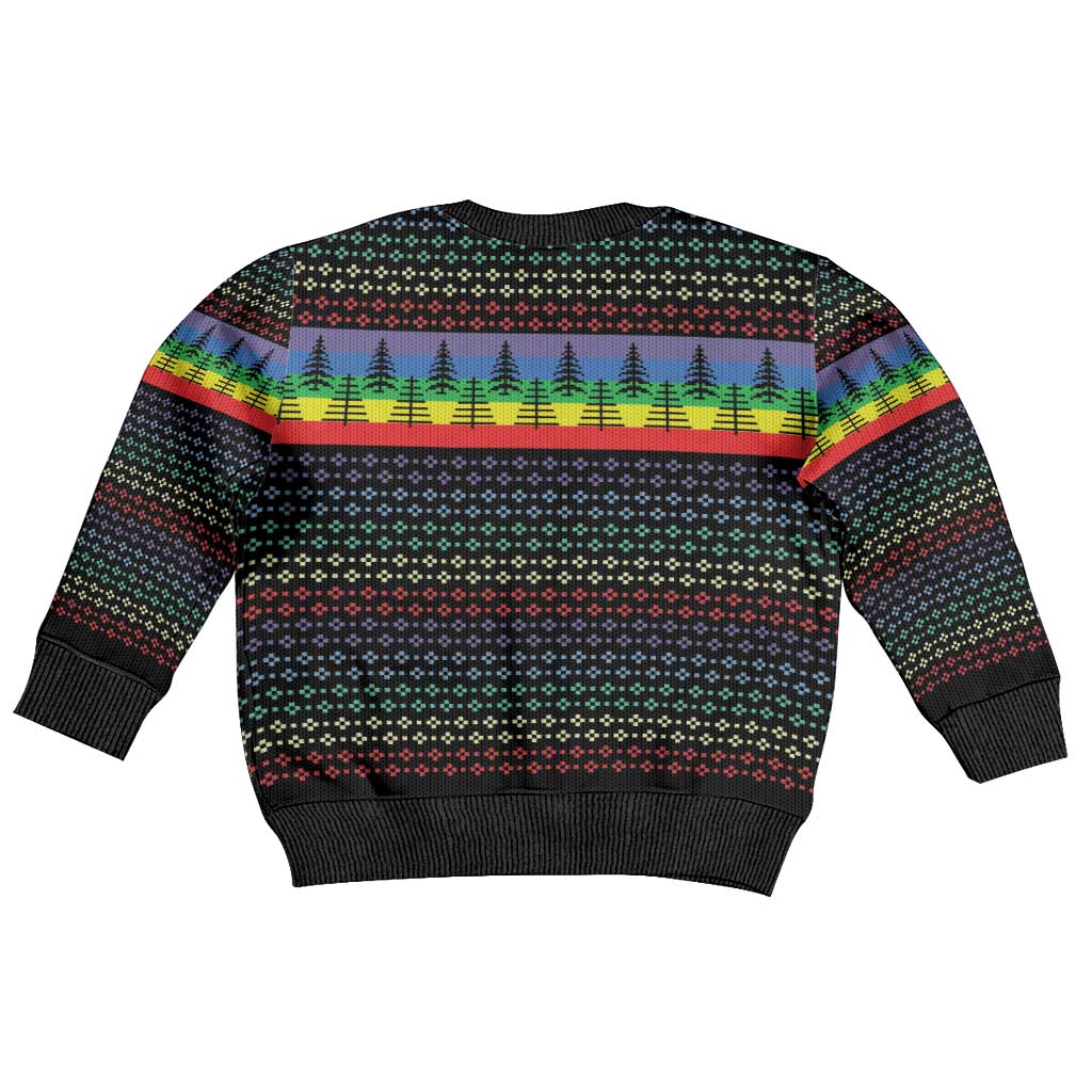 LGBT Not Today Jesus Kid Ugly Christmas Sweater Rainbow Christmas DT04 - Wonder Print Shop