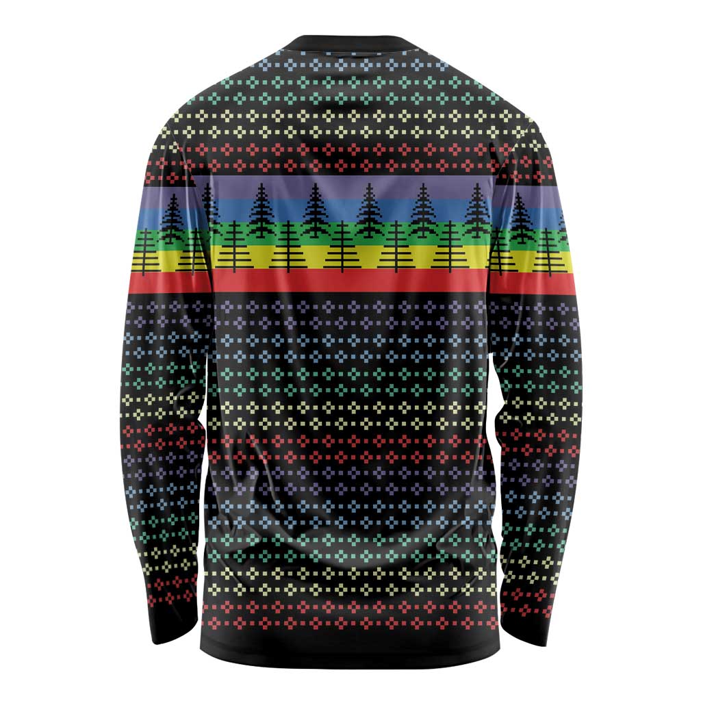 LGBT Not Today Jesus Long Sleeve Shirt Rainbow Christmas DT04 - Wonder Print Shop