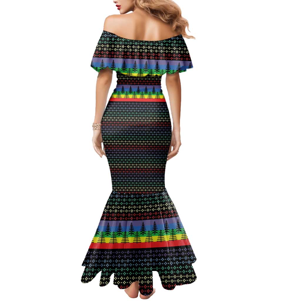 LGBT Not Today Jesus Mermaid Dress Rainbow Christmas DT04 - Wonder Print Shop