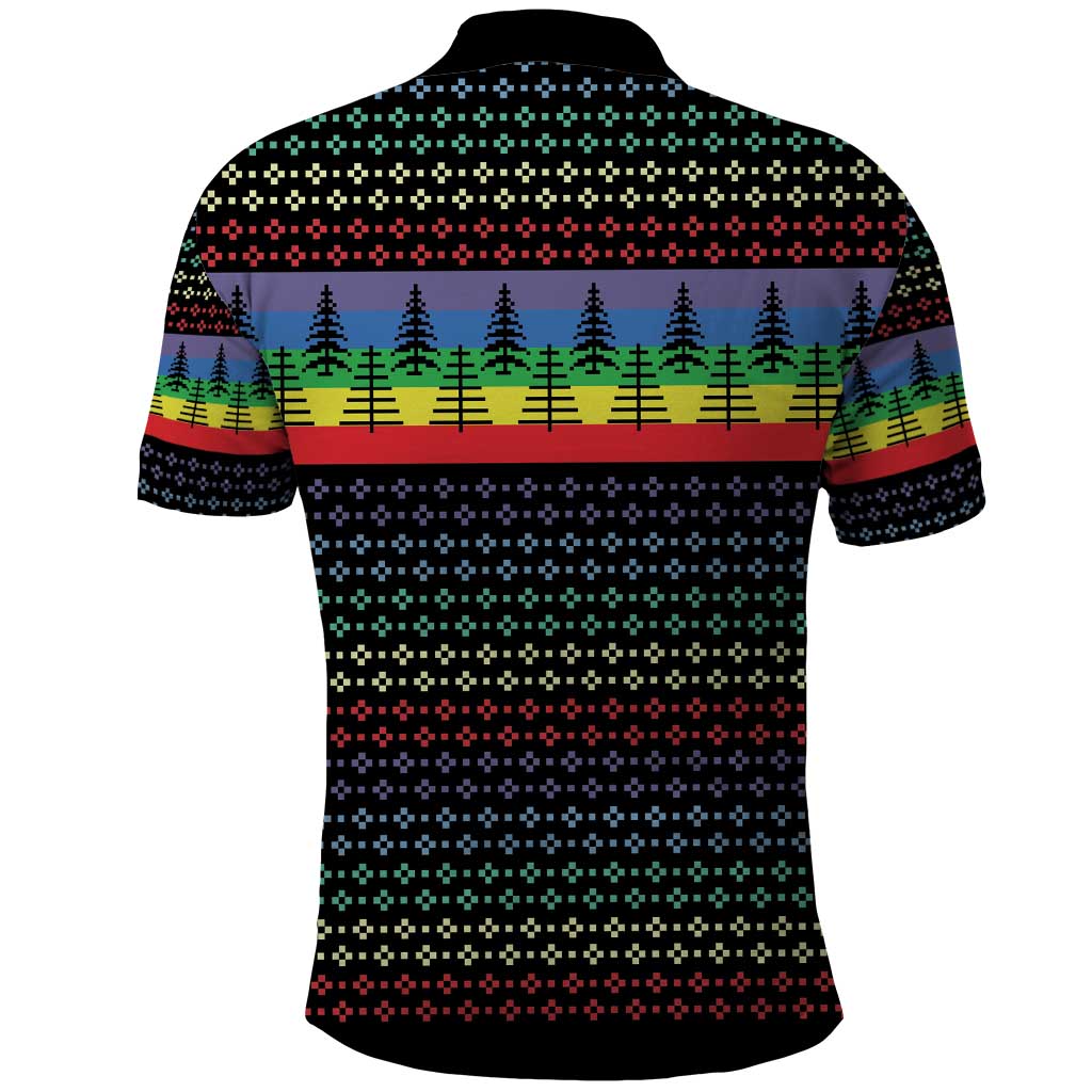 LGBT Not Today Jesus Polo Shirt Rainbow Christmas DT04 - Wonder Print Shop